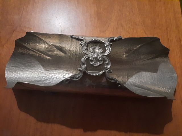 Centrotavola, portagrissini peltro