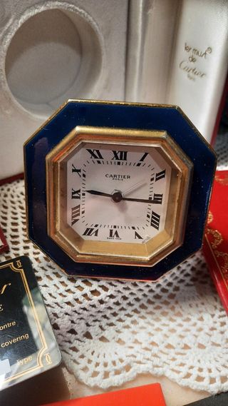 Sveglia Cartier blu lapislazzuli 