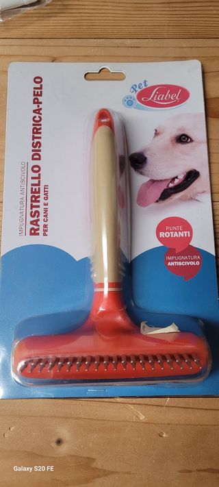 Rastrello districapelo per cani e gatti