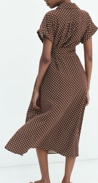 Vestido Zara Lunares XS. 