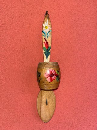 Porta chiavi in legno vintage