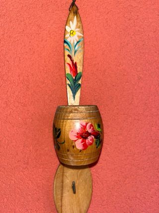 Porta chiavi in legno vintage