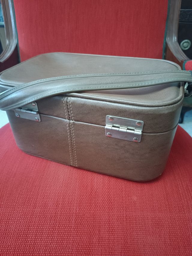 Maletín neceser vintage LOEWE marrón