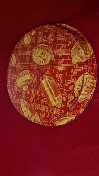 Tortiera antiaderente rossa/arancione