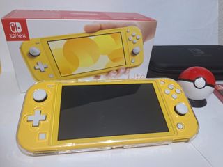 Nintendo Switch Lite amarilla + Pokémon Perla + PB