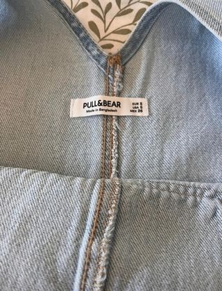 Peto vaquero Pull & Bear azul