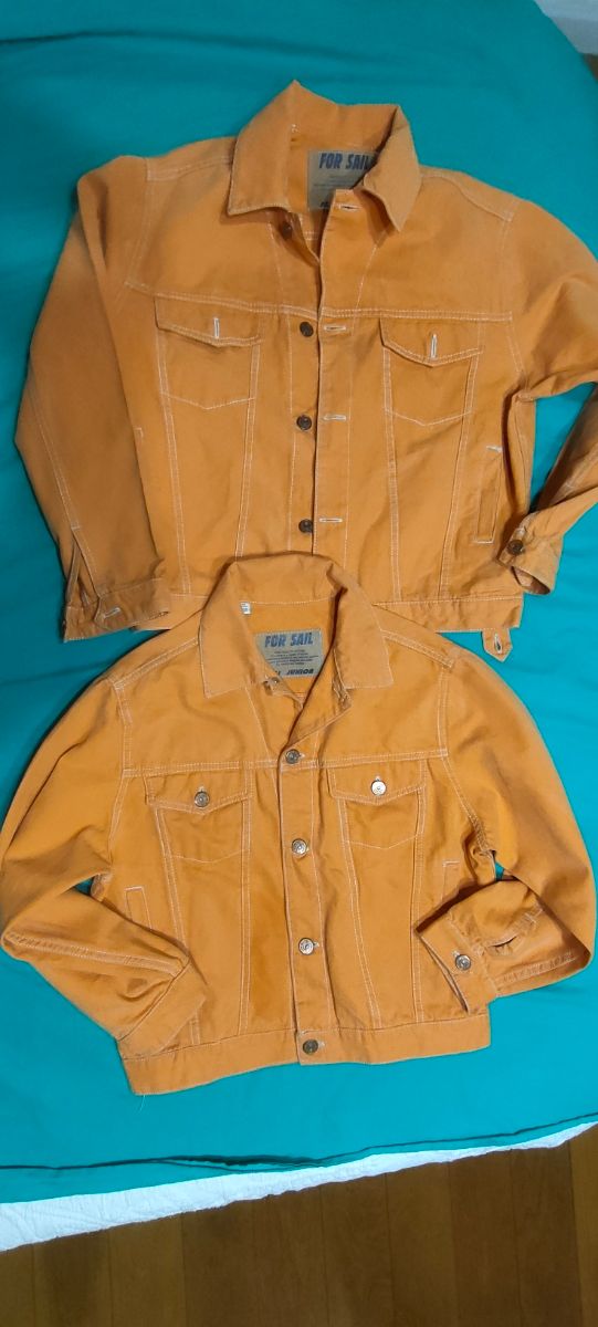 DOS Chaquetas vaqueras niño niña talla 8y 12