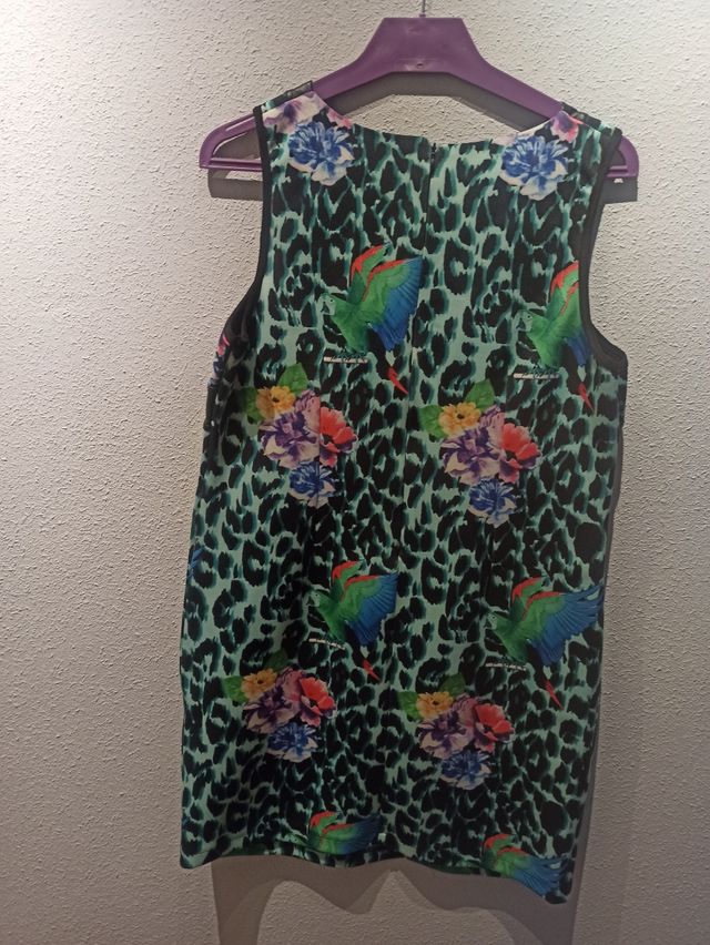 Conjunto de chaqueta y Vestido estampado leopardo