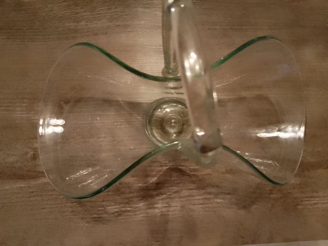 Cesta cristal transparente