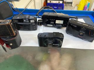 Cámaras vintage Canon, Chinon, Olympus