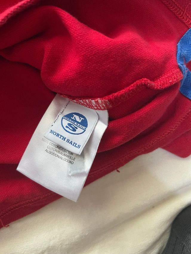 Polo North Sails XL uomo rosso