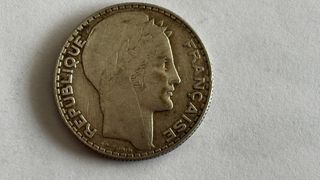 Moneda 10 Francos Franceses 1934