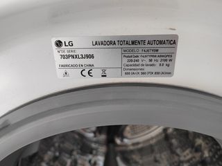 Lavadora LG 8kg 1400rpm
