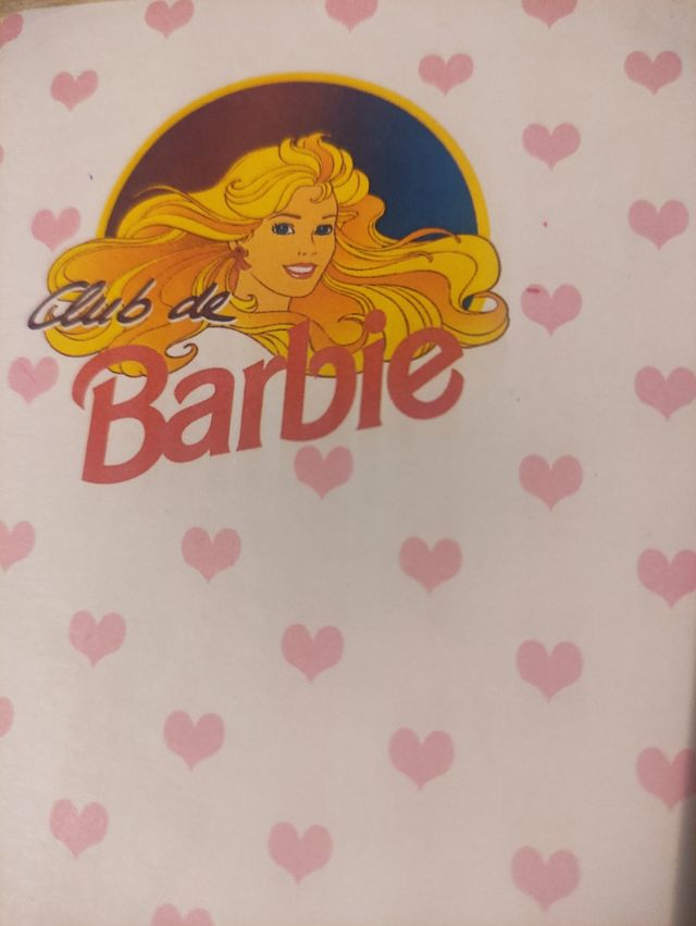 Carta y sobre Barbie años 90