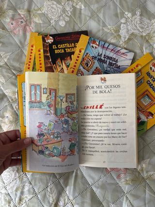 Lote de 7 libros de Jerónimo Stilton