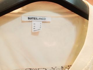Cazadora encaje beige SuiteBlanco - Talla L
