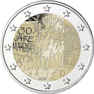 Moneda 2€ ALEMANIA 2019 "Caída del Muro de Berlín"