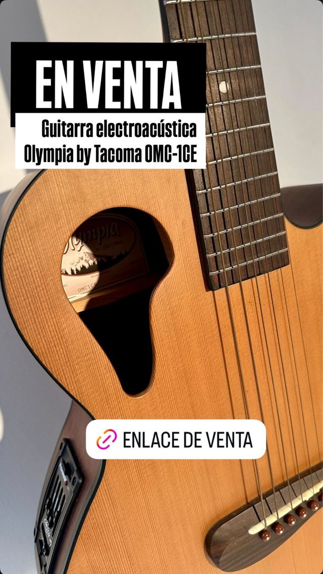 Guitarra electroacústica Olympia by Tacoma OMC-1CE