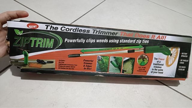 Tagliabordi a corde senza fili bionico portatile senza filo funziona con fascette per cavi.tagliabordi anche per prato istruzioni all interno 