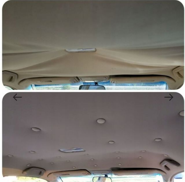 Reparación techo coche remaches