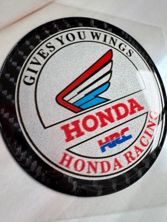 EMBLEMA PEGATINA RELIEVE 3D HONDA HRC CRF CBR TWIN