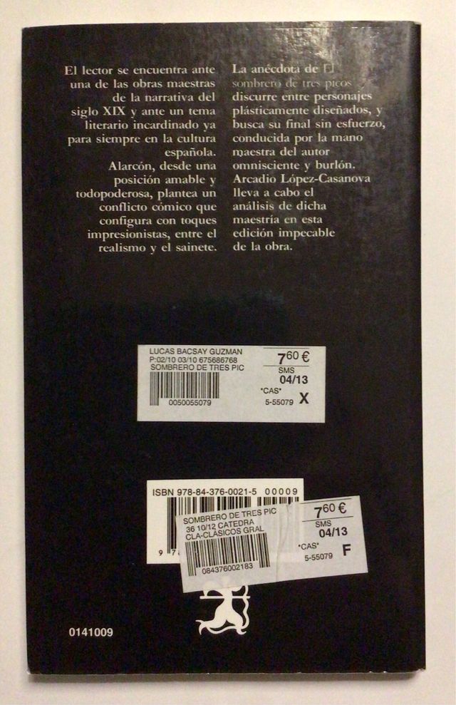 El Sombrero de Tres Picos