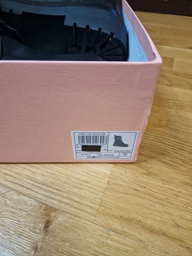 Botas Alma en Pena negras militares