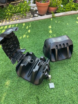 Portaesquís: esquíes y botas