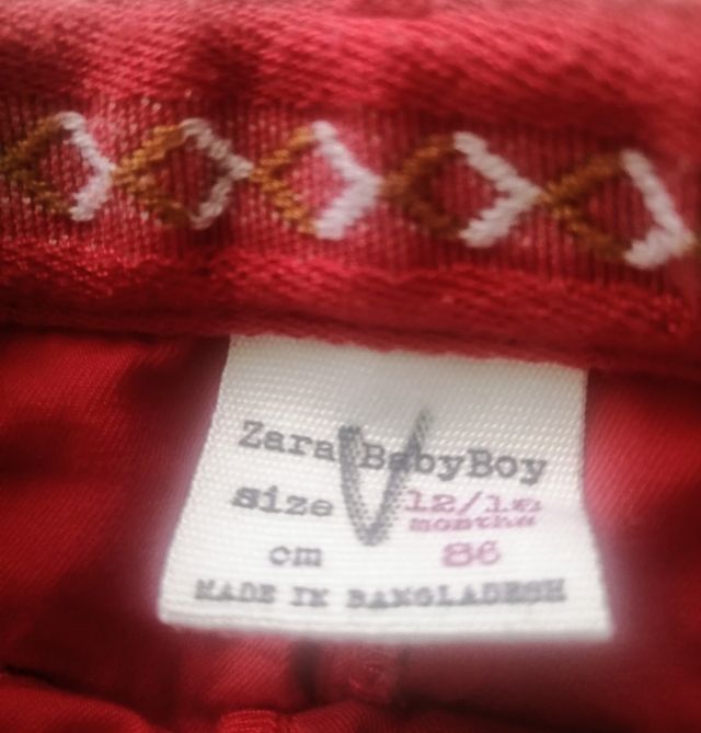 Conjunto talla 12 a 18 meses