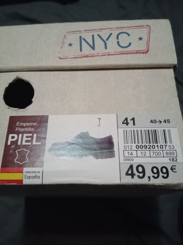 Zapatos estilo Dr. Martens Piel Talla 41