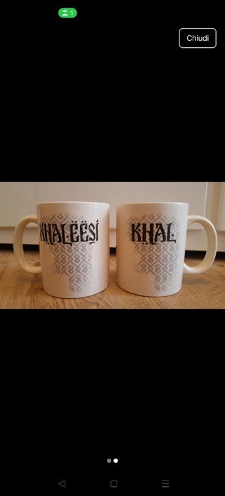 Game of Thrones Tazze Khal & Khaleesi