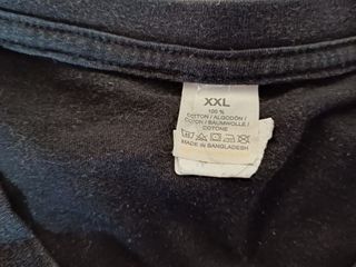 Camiseta negra - Talla XXL