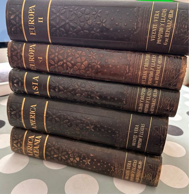 Libros antiguos de Africa Oceania, America, Europa