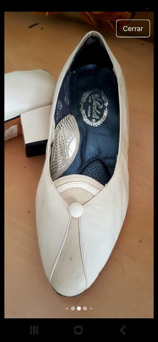 Sapatos lounge em pele, tamanho especial