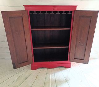 Móvel bar madeira antigo restaurado personalizado