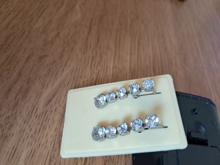 Pendientes tipo brillante, vintage inalterable.