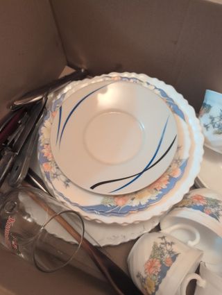 Vajilla porcelana 15 piezas