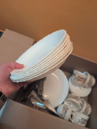 Vajilla porcelana 15 piezas