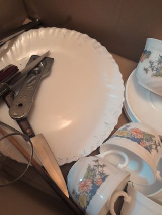 Vajilla porcelana 15 piezas