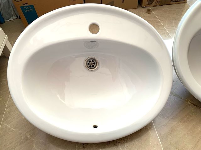 2 lavabos para encastrar