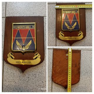 Placa METOPA Regimiento A.A.L.26 Valladolid