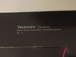 Tocadiscos Tangencial Technics SL-7 Direct Drive
