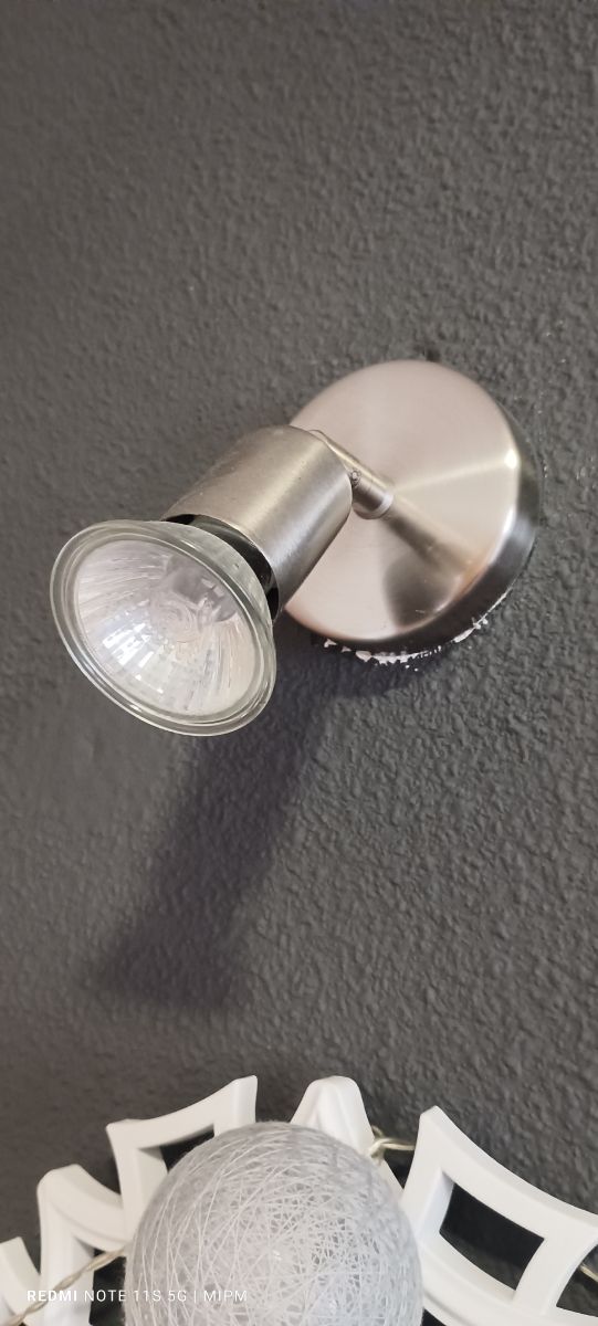 Foco empotrable cromado