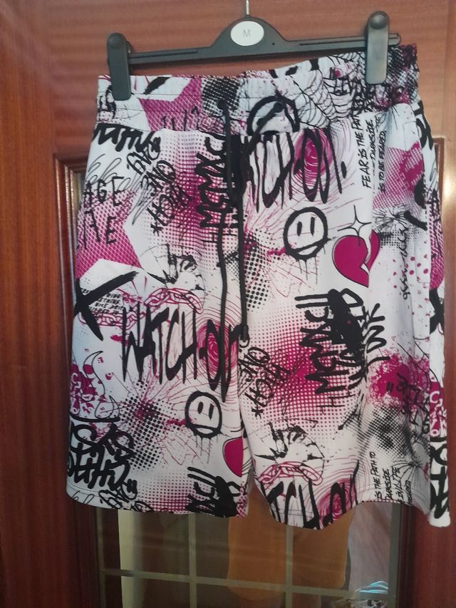 Conjunto verano estampado- camisa+bermuda