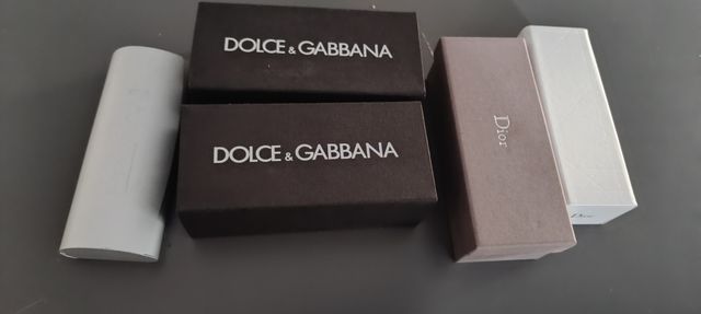 Estuches gafas Dior & Dolce&Gabbana