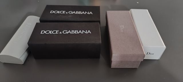 Estuches gafas Dior & Dolce&Gabbana