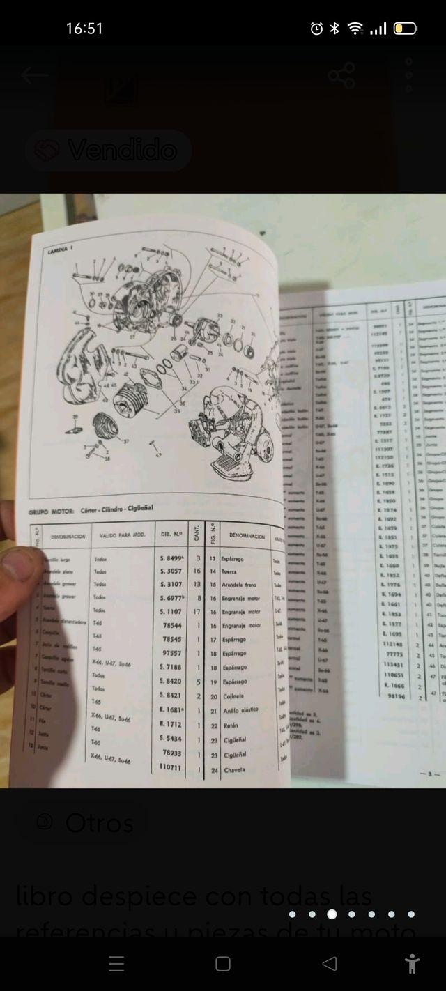 manual despiece vespa 50 75 y super