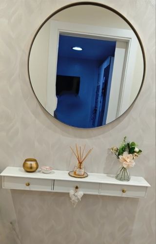 ESPEJO DORADO 70 cm muy bonito