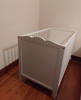 Cuna bebé 70x120 cm blanca