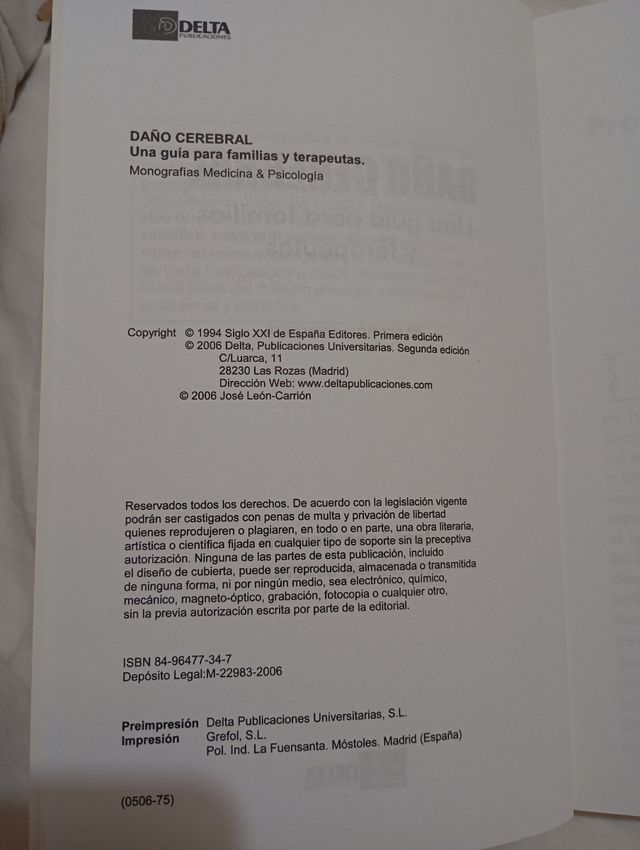 Daño cerebral (Spanish Edition)